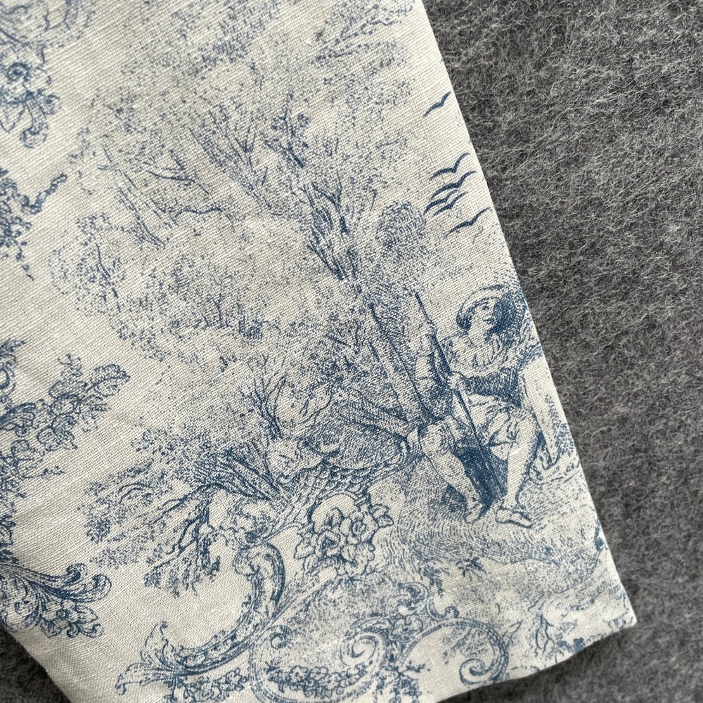 The Goeun Life Hanbok Dress Womens 66 (S) Blue White Toile Spring Summer Modern - Picture 9 of 12